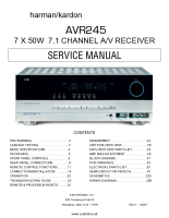 Harman-Kardon AVR-245-Service-Manual